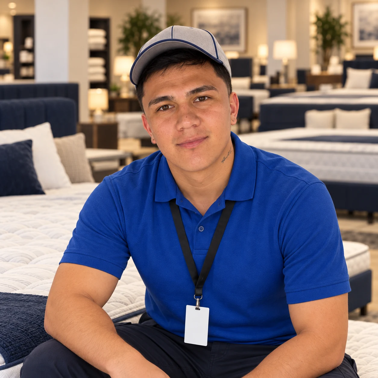 El avatar de Angelo’s Mattress te acompaña a elegir un colchón
